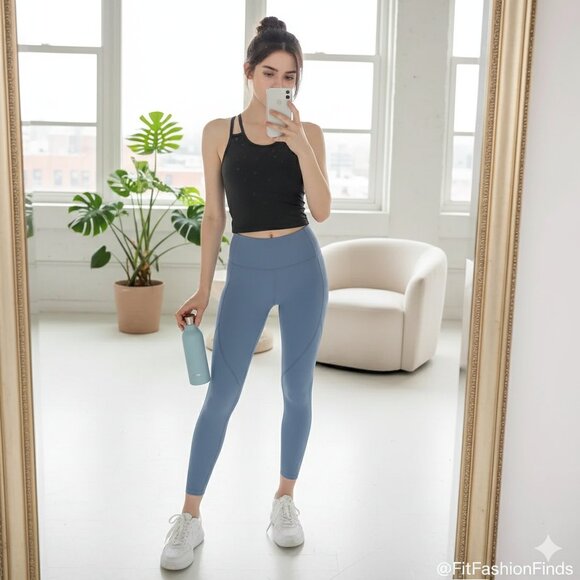 J.ING Charcoal Grey Asymmetrical Sports Yoga Bra Tank Top - Picture 1 of 9